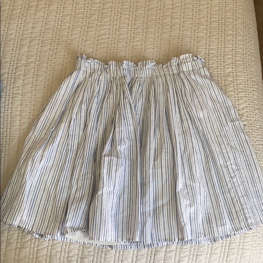 Skater striped skirt